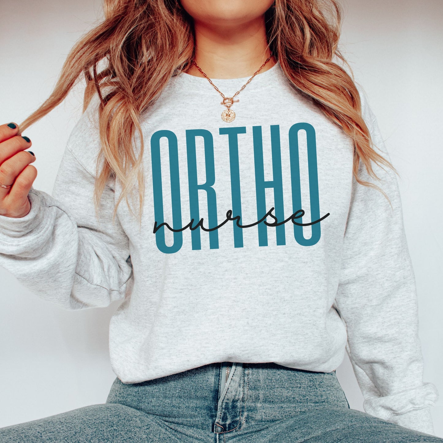 Ortho Nurse Sweatshirt, Orthopedic Nurse Shirt, Ortho Nurse Sweater, Ortho Gift, Orthopedic Surgery Gift, Medical Shirt, Medical Gift