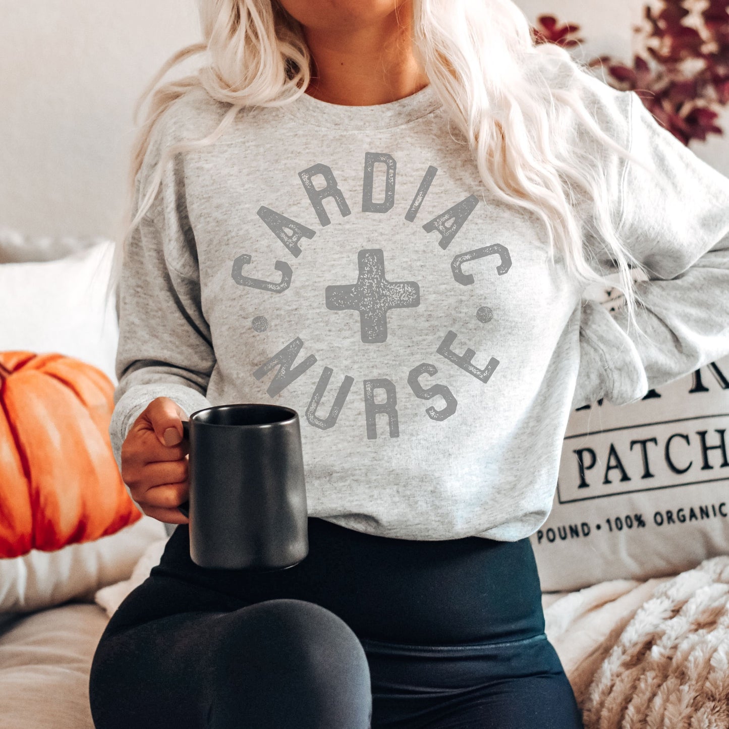 Cardiac Nurse Sweatshirt Cardiac Nurse - Cardiovascular Nurse - Nurse Life Cardiology Dept RN Unisex Crewneck Sweatshirt Graduation Gift