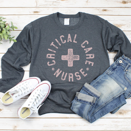 Critical Care Nurse Sweatshirt Shirt, CCU Nurse, Critical Care Unit Nurse, Gift for Nurse, CCU Gift, RN Nurse Shirt, Future Nurse Shirt