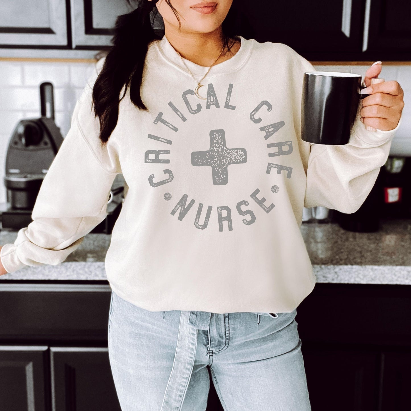 Critical Care Nurse Sweatshirt CCU Critical Care Unit Nurse Gift for Nurse Sweater CCU Nurse Gift RN Sweatshirt Future Nurse Shirt Nurse Tee