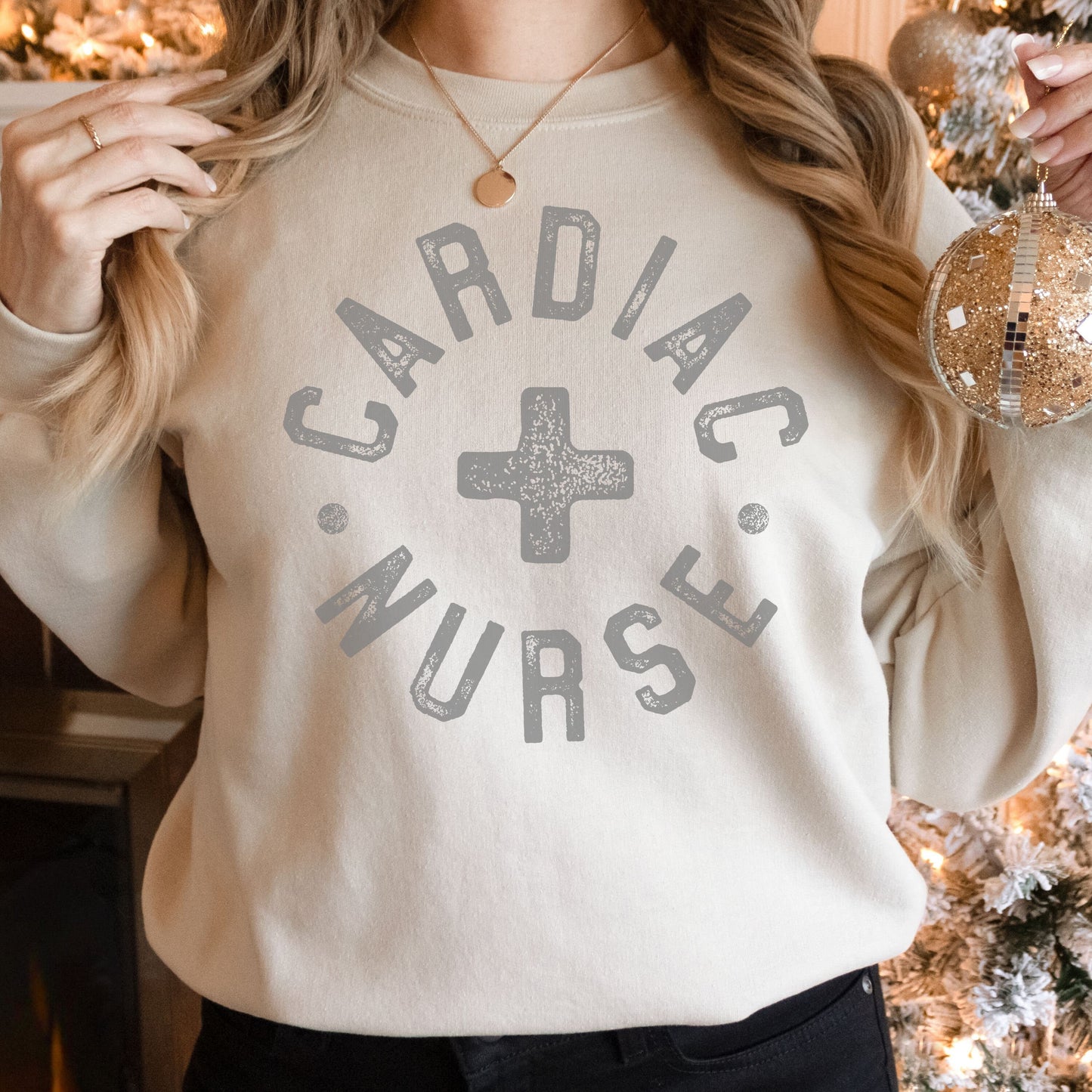 Cardiac Nurse Sweatshirt Cardiac Nurse - Cardiovascular Nurse - Nurse Life Cardiology Dept RN Unisex Crewneck Sweatshirt Graduation Gift