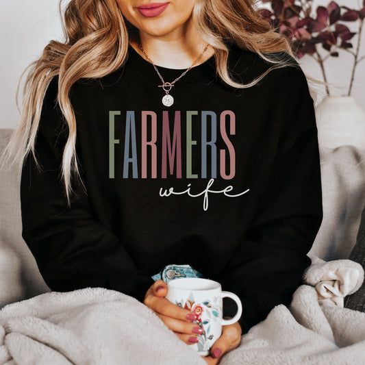 Farmers Wife Sweatshirt, Farm Shirt, Agriculture Gifts, Farmer Gifts, Gift for Farmer, Support Local Farmers, Farm Life, Better on the Farm