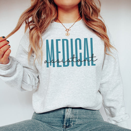 Medical Assistant Sweatshirt, Gift For Medical Assistant, Doctor Assistant, Certified Medical T-Shirt, CMA Shirt, Med Assistant Shirt