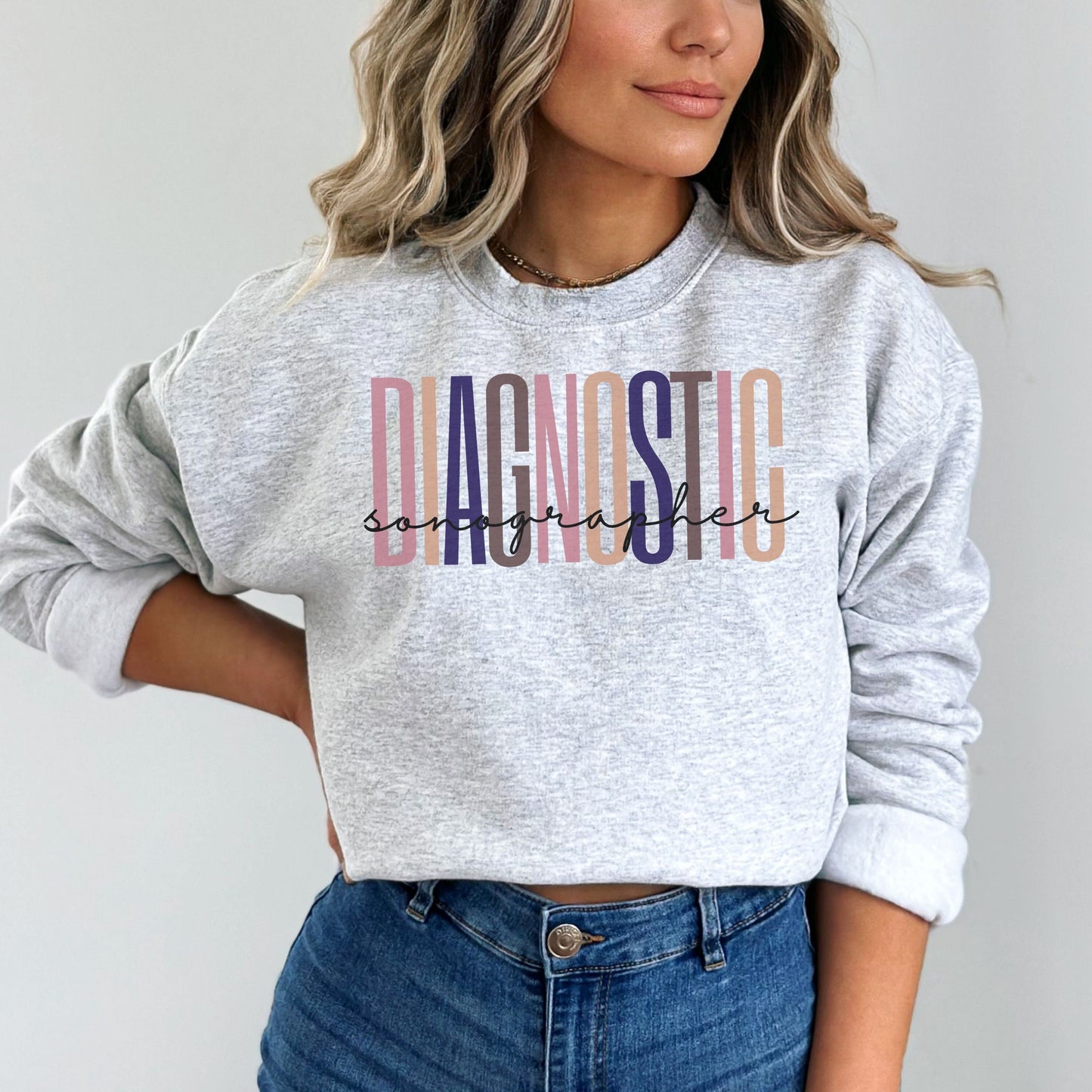 Diagnostic Medical Sonographer Sweatshirt, Ultrasound Tech, Healthcare Gift, Medical Shirt, MRI Tech Sweatshirt, Sonographer Shirt, Sweater