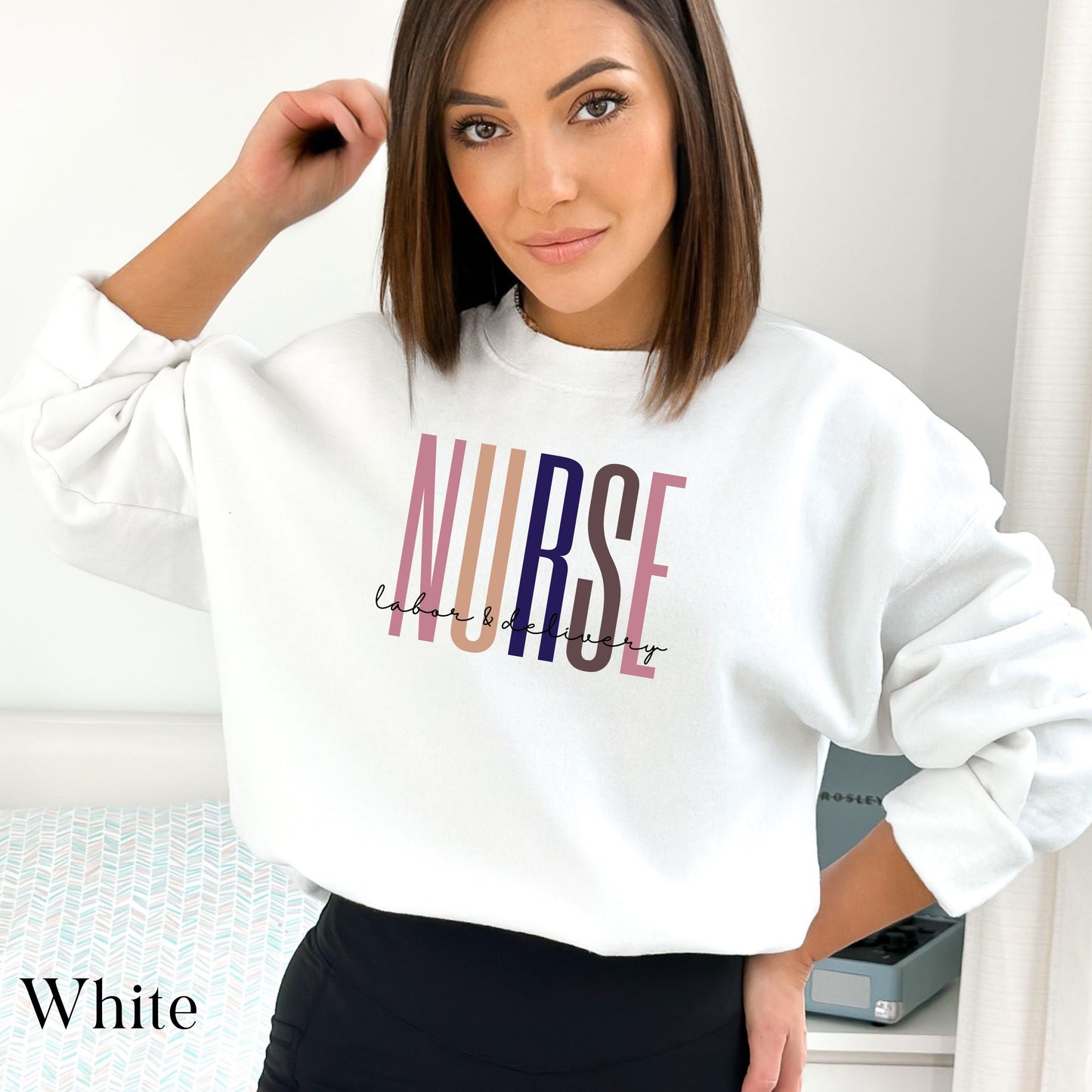 Labor and Delivery Nurse Sweatshirt, L&D Nurse Sweater, Nursing School Grad Shirt, Baby Nurse T-Shirt, Nurse Appreciation, Nurse Grad Gift